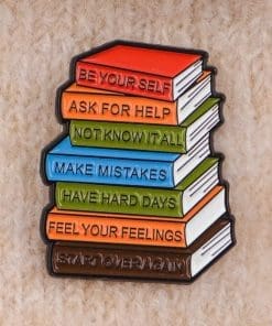 Book Lovers 'Be Yourself' Enamel Pin - Image 3
