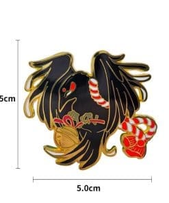 Mythical Crow Enamel Pin - Image 5