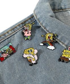 Alternative view of Spongebob Squarepants 'Set of 5 Playful Buddy' Enamel Pin