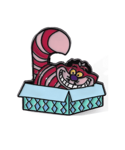 Alice in Wonderland ‘Cheshire Gift Box' Enamel Pin