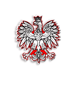 Flag of Poland 'Polish Eagle' Enamel Pin