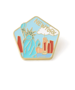 City Landmark 'New York' Enamel Pin