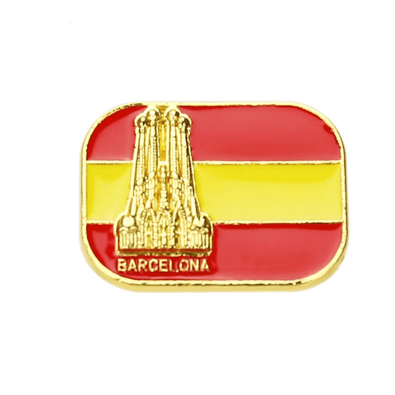 Flag of Spain 'Barcelona' Enamel Pin