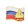 Flag of Russia 'Sretensky Monastery Moscow' Enamel Pin