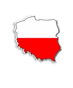 Flag of Poland 'Polish Map' Enamel Pin