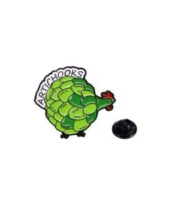 Vegetable x Animal 'Artichoke | Artichooks' Enamel Pin
