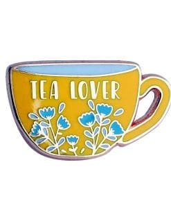 Floral Tea Cup Enamel Pin