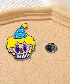 Alternative view of Clown 'Little Kid' Enamel Pin