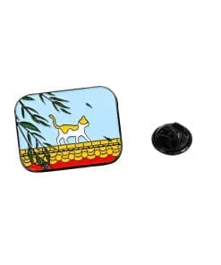 Ancient Chinese 'Roof Cat' Enamel Pin