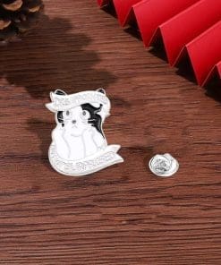 Naughty Cat 'Disappointed But Not Surprised' Enamel Pin