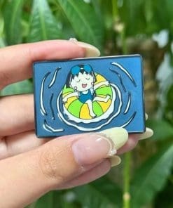 Chibi Maruko Chan 'Momoko | Summer Floater' Enamel Pin