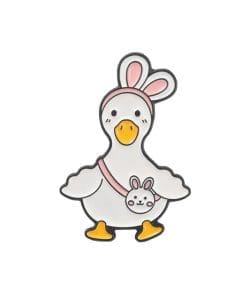 Goose 'Bunny Ears' Enamel Pin
