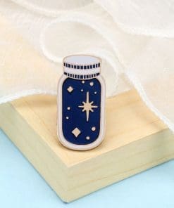 Blue Stardust Jar Enamel Pin