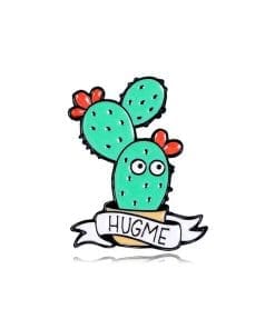 Flowering Cactus 'Prickly Pear | Hug Me' Enamel Pin
