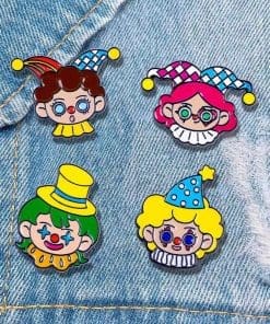 Clown 'Little Girl' Enamel Pin - Image 3