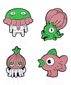 Cute Animal 'Set of 4 Mash-up' Enamel Pin