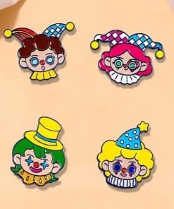 Clown 'Little Girl' Enamel Pin - Image 4