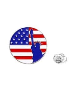 American Independence Day 'US Flag | Statue of Liberty' Enamel Pin