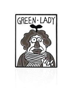 Gothic Grandma 'Green Lady' Enamel Pin