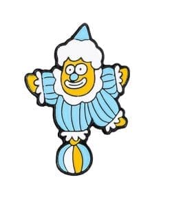 Circus Clown 'Ball Balancing' Enamel Pin