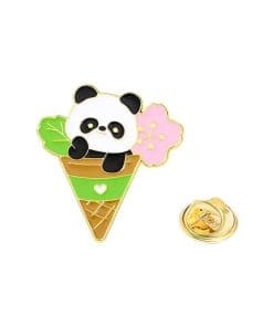 Ice Cream 'Sweet Panda' Enamel Pin