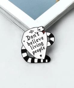 Kingsnake 'Don't Believe Living People' Enamel Pin