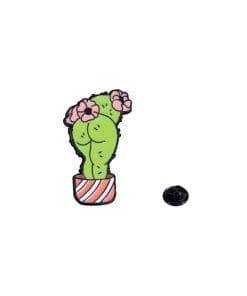 Flowering Cactus 'Shapely Cereus jamacaru' Enamel Pin