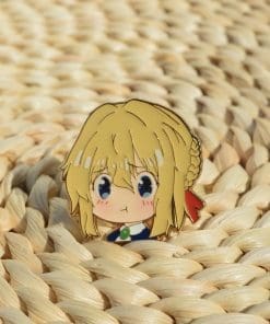 Violet Evergarden ‘Confuse Chibi Head’ Enamel Pin