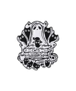 Punk Cats 'Cats World Domination' Enamel Pin