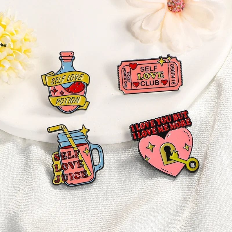 Self Love 'Admit One Ticket' Enamel Pin - Image 3
