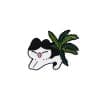 Cat 'Hemp Tail' Enamel Pin