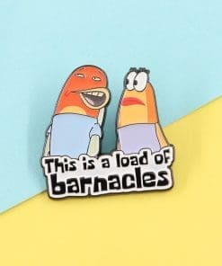 Alternative view of SpongeBob SquarePants 'This Is A Load Of Barnacles' Enamel Pin