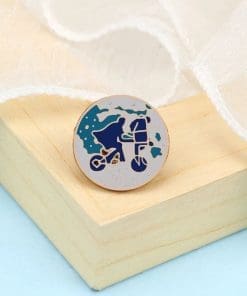 ET Moon Travel Enamel Pin