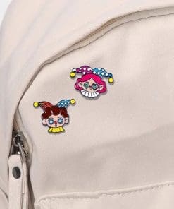 Alternative view of Clown 'Little Girl' Enamel Pin