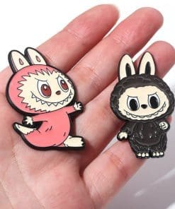 Alternative view of The Monsters 'Labubu | Chestnut Cocoa' Enamel Pin
