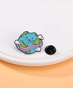 Planet Cat 'Majestic Earth' Enamel Pin