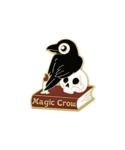 Black Crow 'Magic Crow Book' Enamel Pin