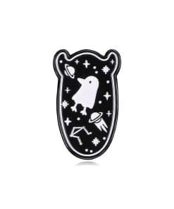 Gothic Penguin 'Interstellar Space' Enamel Pin