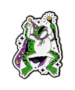 Magical Wizard Frog Enamel Pin
