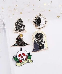 Black Magic 'Eclipse' Enamel Pin - Image 3