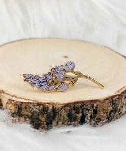 Botanical Bloom 'Lavender' Enamel Pin