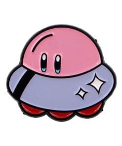 Kirby 'UFO Spaceship' Enamel Pin