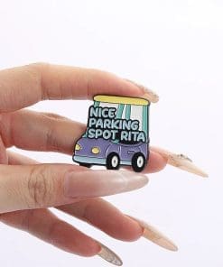 Alternative view of Bluey 'Nice Parking Spot Rita' Enamel Pin