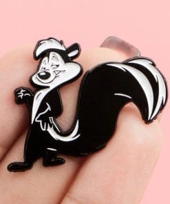 Alternative view of L00ney Tunes ‘Black Skunk | Pepe Le Pew’ Enamel Pin
