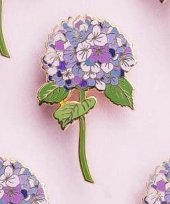 Botanical Bloom 'Hydrangea' Enamel Pin