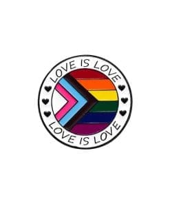 Pride Colors 'Progress Flag | Love is Love' Enamel Pin