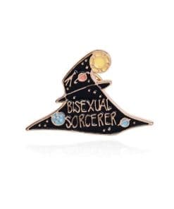 Black Magic 'Bisexual Sorcerer' Enamel Pin