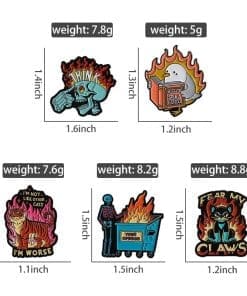 Hungry Bird 'How To Steal Food' Enamel Pin - Image 3