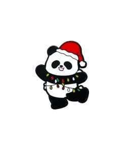 Baby Panda 'Christmas Light' Enamel Pin
