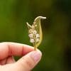 Botanical Bloom 'Poisonous Lily of the Valley' Enamel Pin